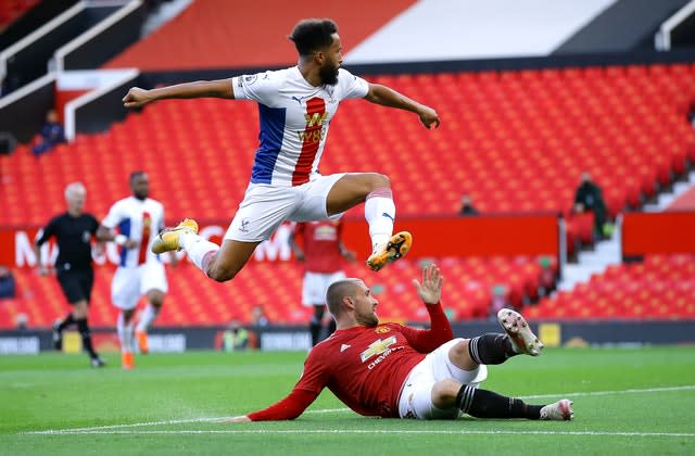 Andros Townsend got Palace off the mark at Old Trafford