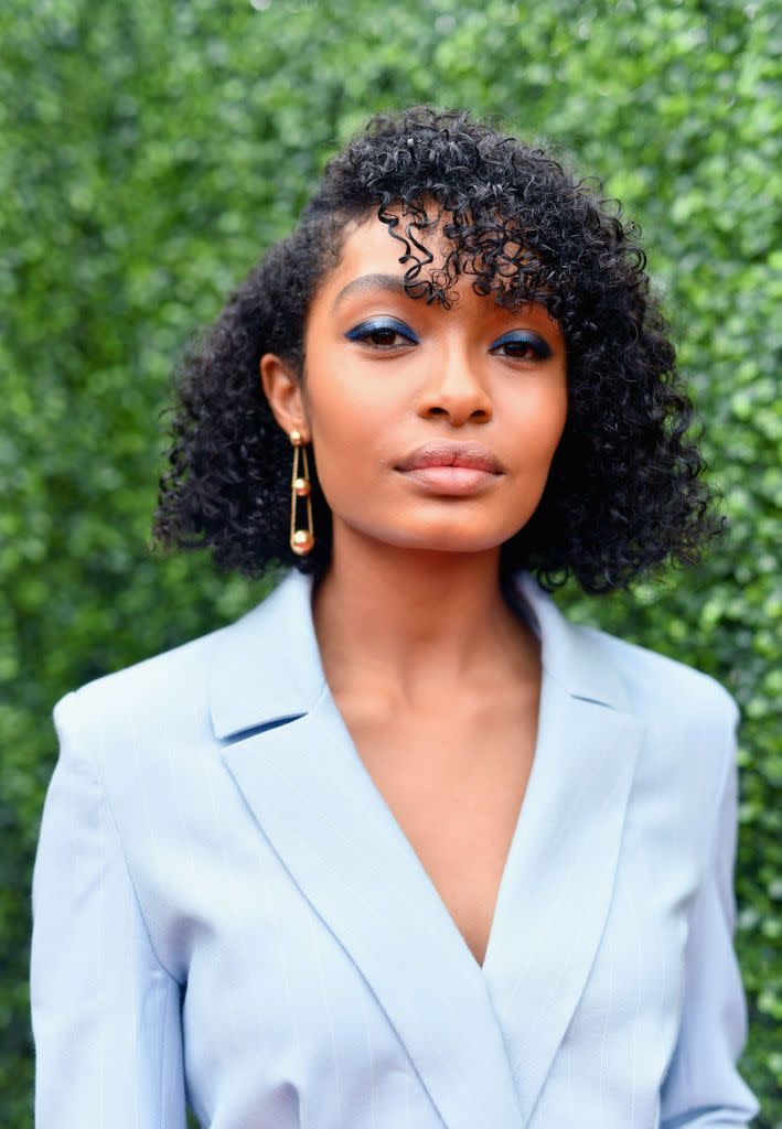 haircuts with bangs yara shahidi