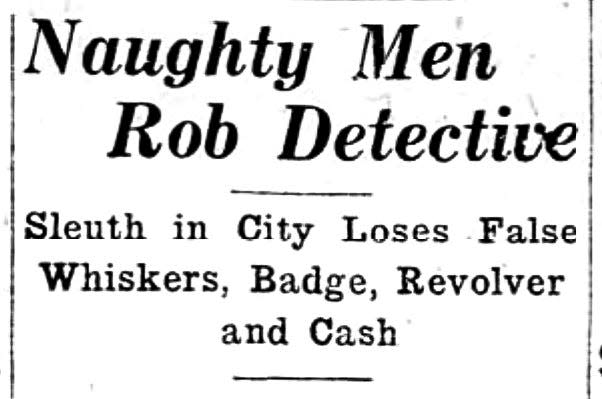 Headline from Dec., 1923.