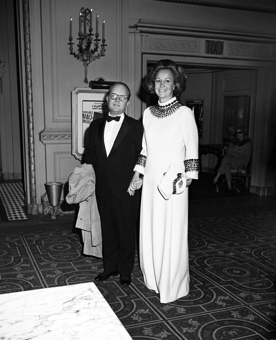 Washington Post publisher Katherine Graham and writer Truman Capote (Fairchild Archive / Penske Media via Getty Images)