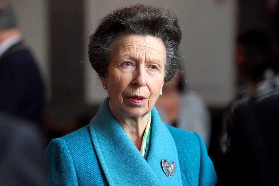 Jonathan Brady/PA Images via Getty Images Princess Anne on Feb. 3, 2023