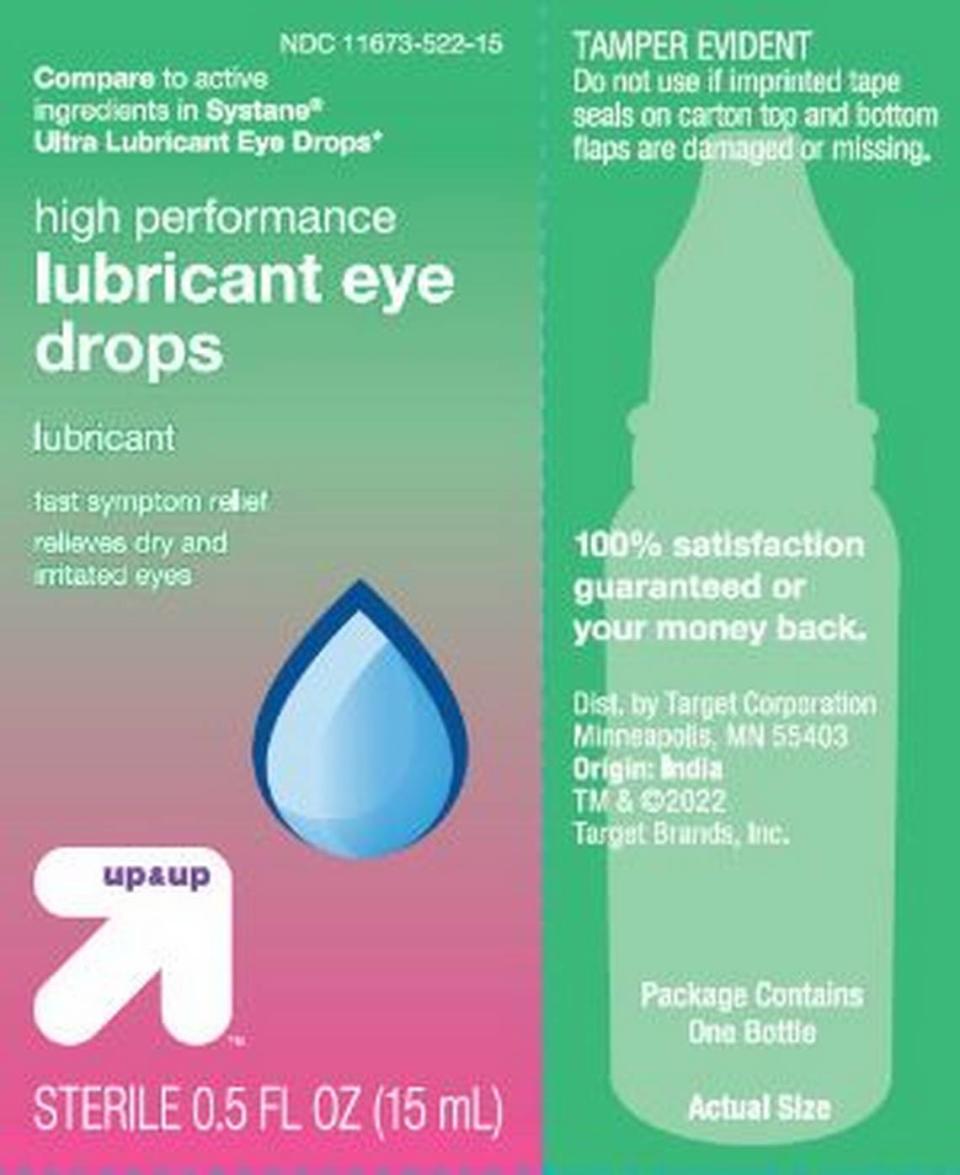Target Up & Up High Performance Lubricant Eye Drops