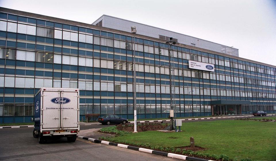 PA News library filer dated 16/1/97 showing a general view of the Halewood Ford plant on Merseyside. Car giant Ford Thursday April 1, 1999, announced 680 voluntary job losses under plans to improve efficiency. The redundancies would be spread throughout the company, including the huge factories at Halewood on Merseyside and Dagenham, Essex, the firm said. PA photo: Dave Kendall. See PA Story INDUSTRY Ford