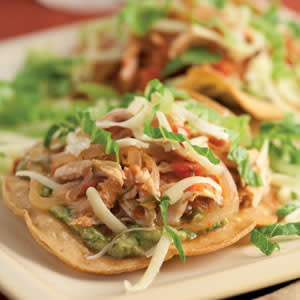 Crispy Turkey Tostadas