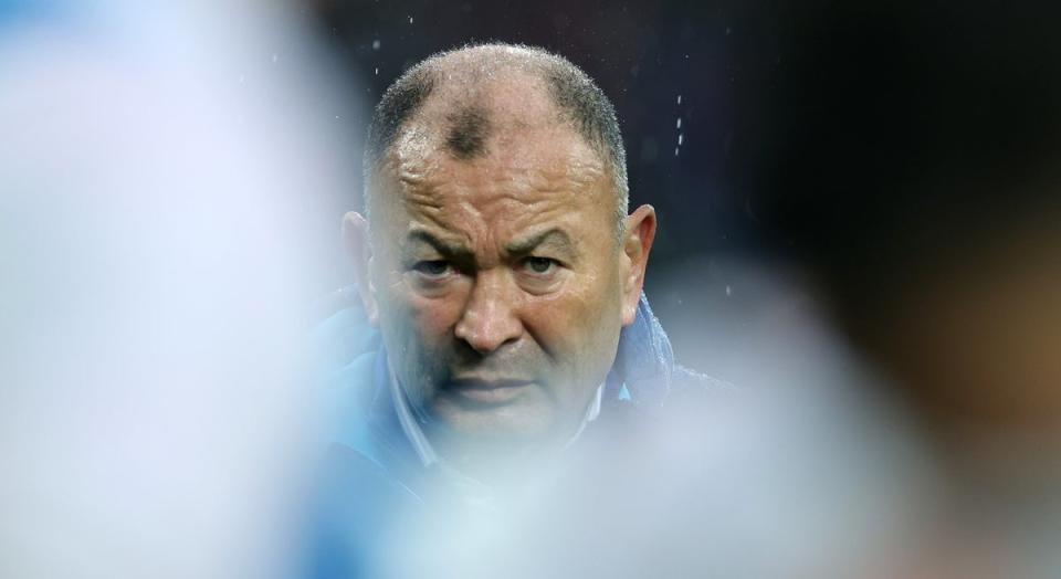 Eddie Jones looks on at Twickenham (Getty Images)