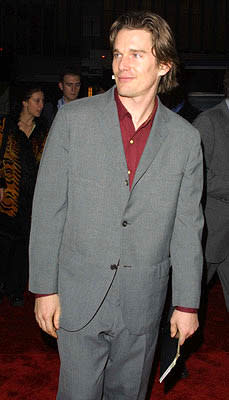 Ethan Hawke at the New York premiere of New Line's The Lord of The Rings: The Fellowship of The Ring