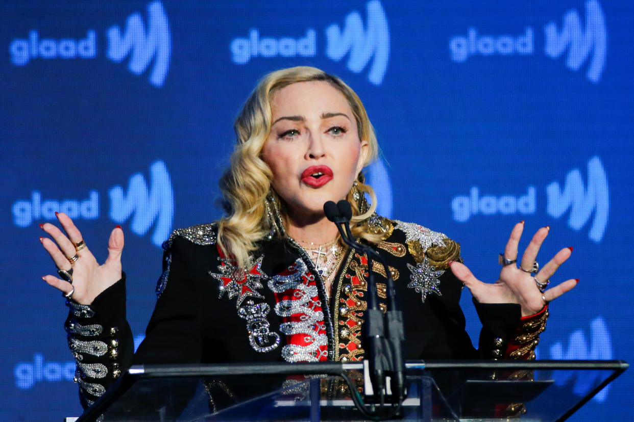 Madonna (pictured in 2019) is celebrating her 62nd birthday. (Photo: REUTERS/Eduardo Munoz)
