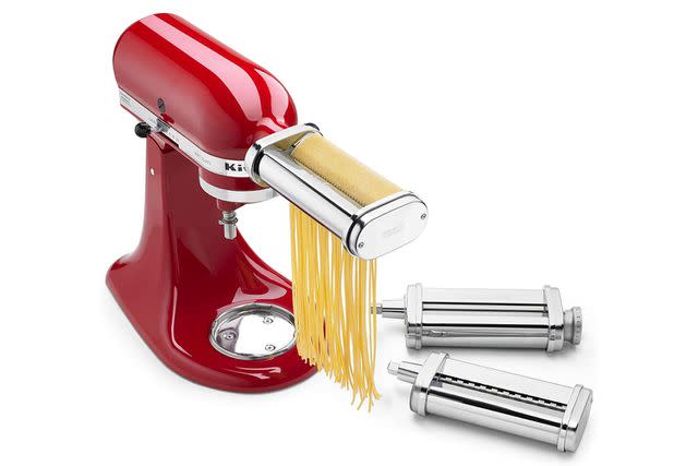 Pasta Maker Attachment for KitchenAid Stand Mixers -3 in 1 Set Pasta  Attachments includes Pasta Roller, Spaghetti Fettuccine Cutter, Pasta  Machine Attachment Accessories for KitchenAid
