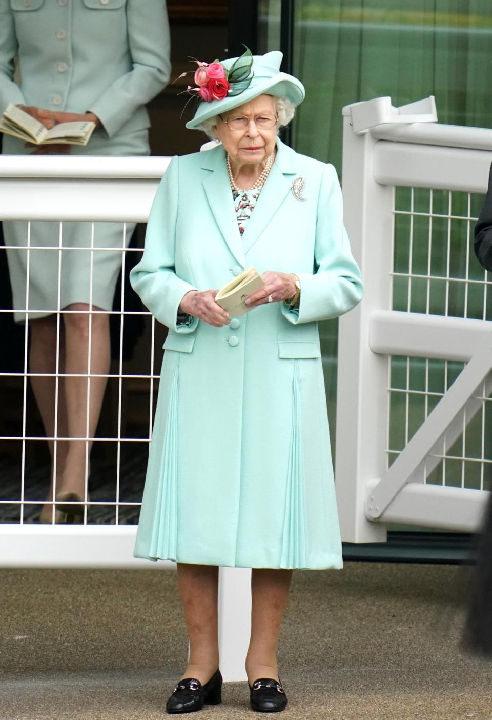 Queen Elizabeth II at Royal Ascot 2021 (Andrew Matthews/PA) (PA Archive)