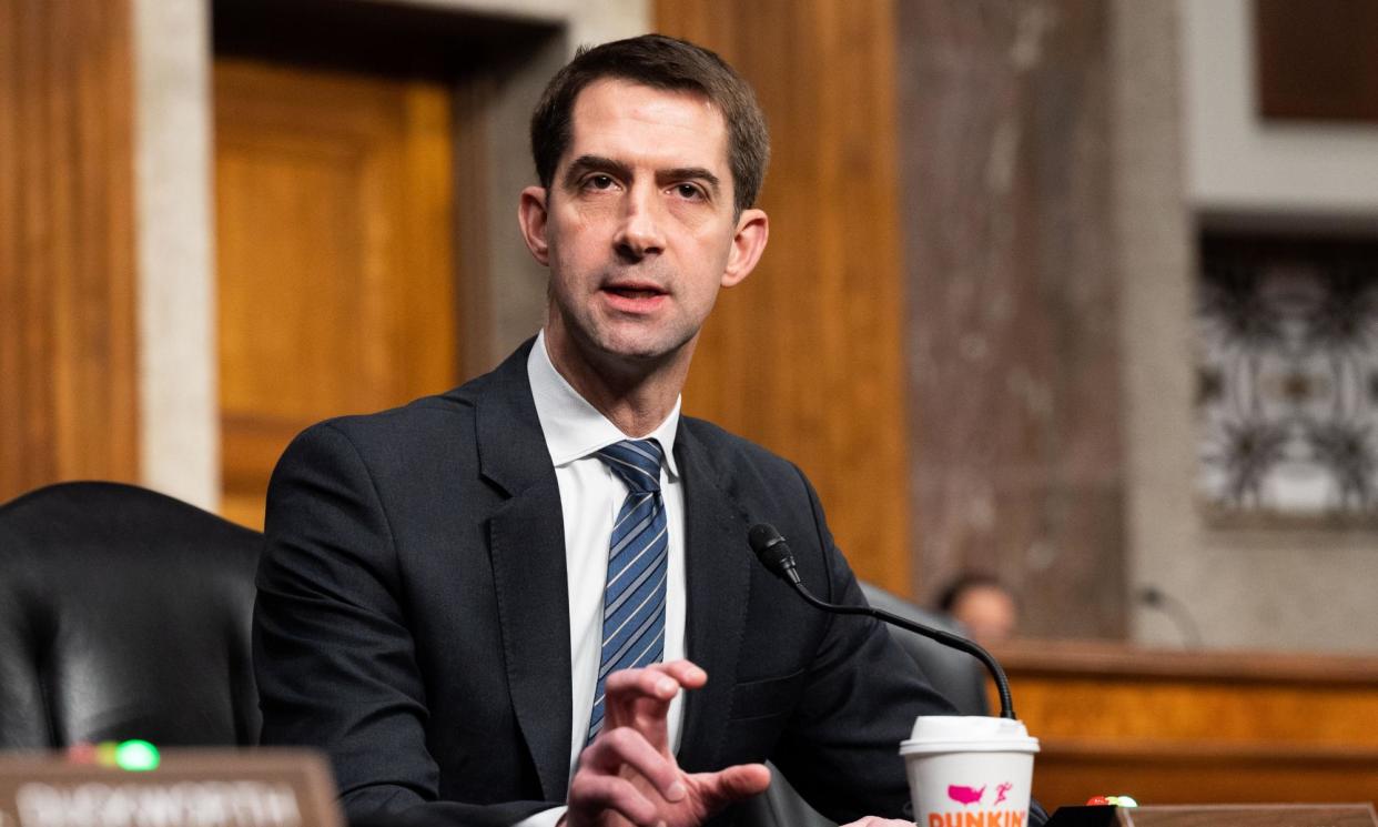 <span>Tom Cotton, the Arkansas Republican, in 2021.</span><span>Photograph: Michael Brochstein/Sopa Images/Rex/Shutterstock</span>