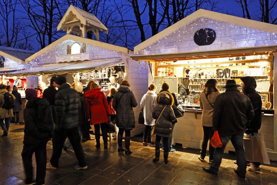 There are Christmas markets galore...