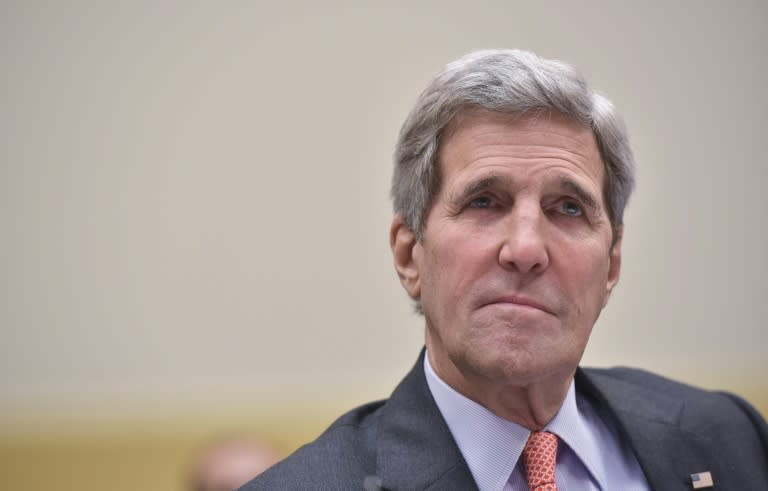 US Secretary of State John Kerry was to meet Egyptian President Abdel Fattah al-Sisi in Cairo, part of a regional mini-tour to sell the Iran nuclear deal to sceptical allies