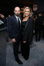 <p>Comedy power couple Paul Scheer and June Diane Raphael joined the crowd at the party hsoted by Netflix, which streams Raphael’s show, <em>Grace and Frankie</em>. (Photo: Phillip Faraone/Getty Images) </p>