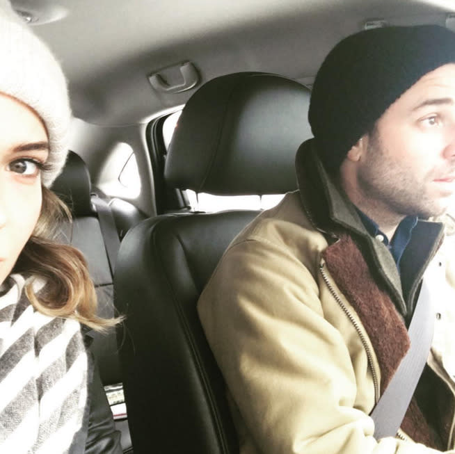 Mandy Moore and Taylor Goldsmith