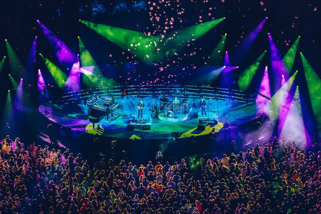 <p>Rich Fury/Sphere Entertainment/Getty</p> Phish perform at the Sphere in Las Vegas