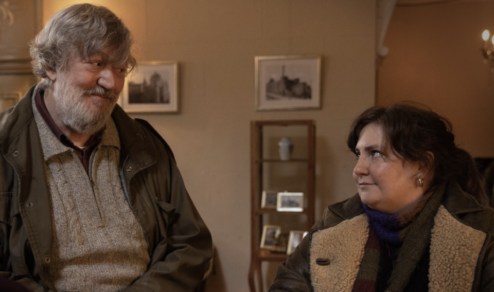 Lena Dunham and Stephen Fry in Treasure movie