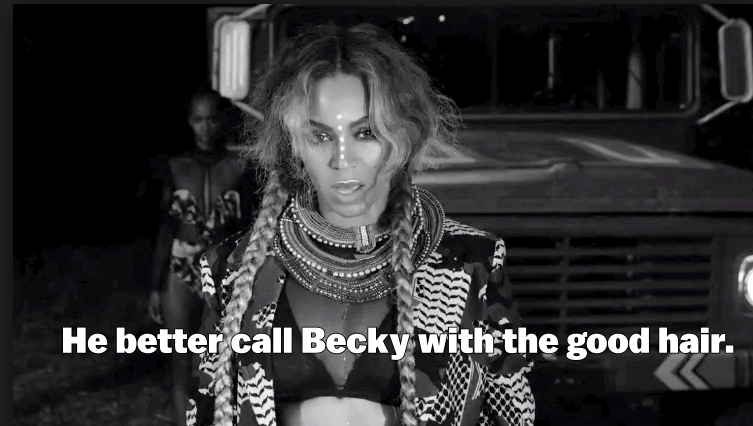 Beyoncé debuts ‘Lemonade,’ leaves everyone wondering who ‘Becky with the good hair’ is
