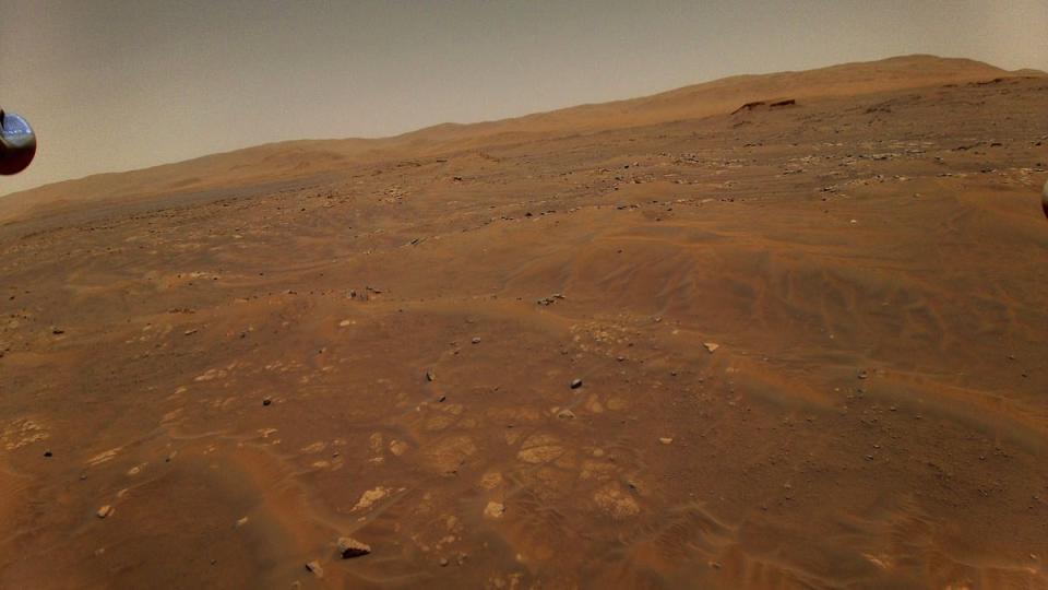 From NASA’s blog: “This image of Mars was taken from the height of 33 feet (10 meters) by NASA’s Ingenuity Mars helicopter during its sixth flight on May 22, 2021.” - Credit: NASA/JPL-Caltech