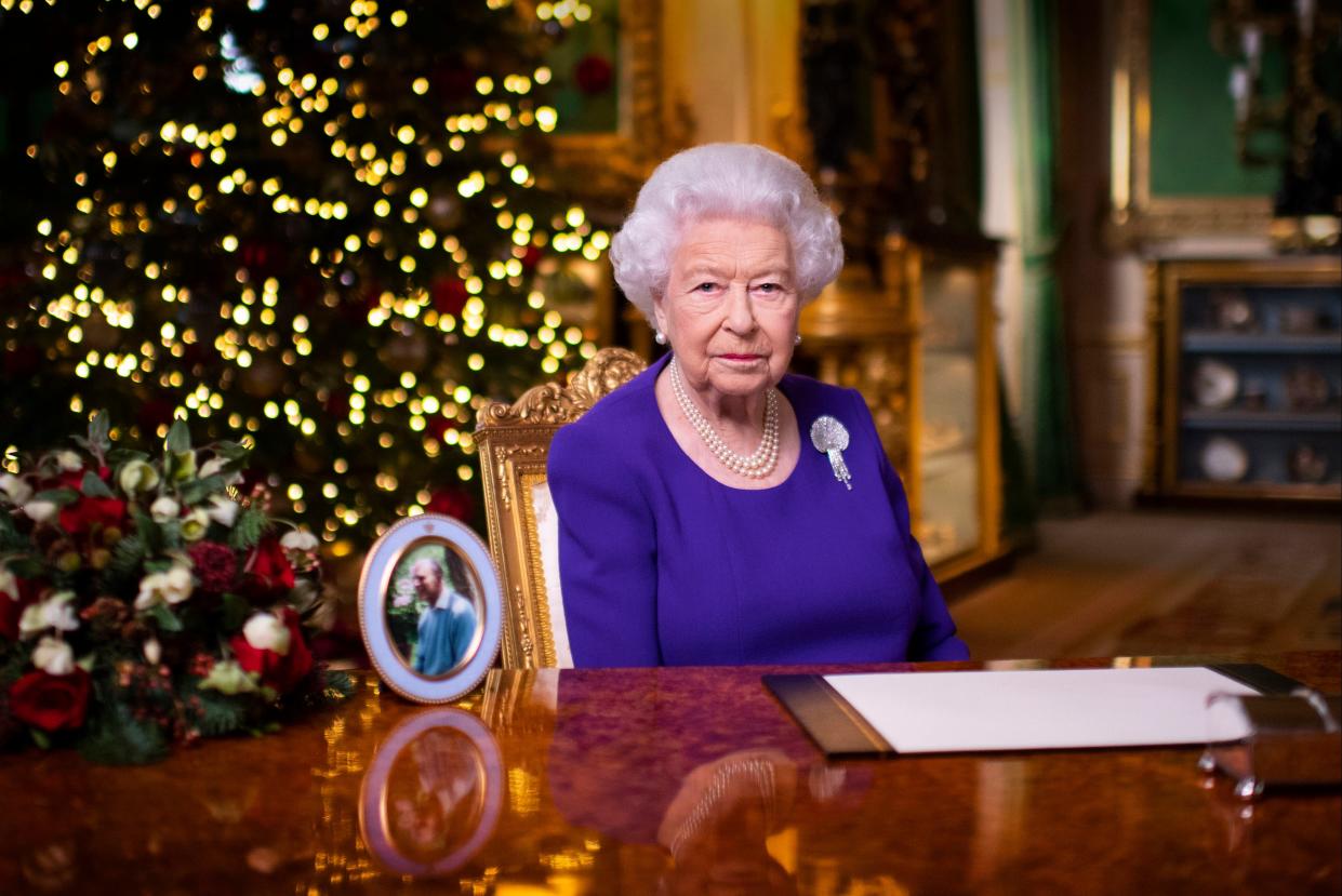 <p>The Queen delivered a message of hope </p> (PA)