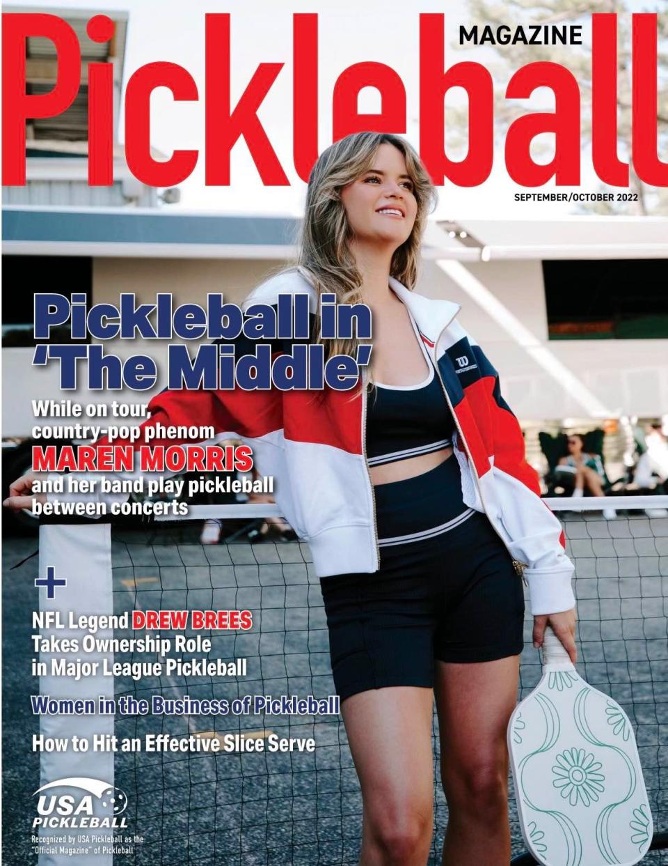 Country star Maren Morris graced the cover of Pickleball magazine this fall, one of many stars who have taken up the sport.