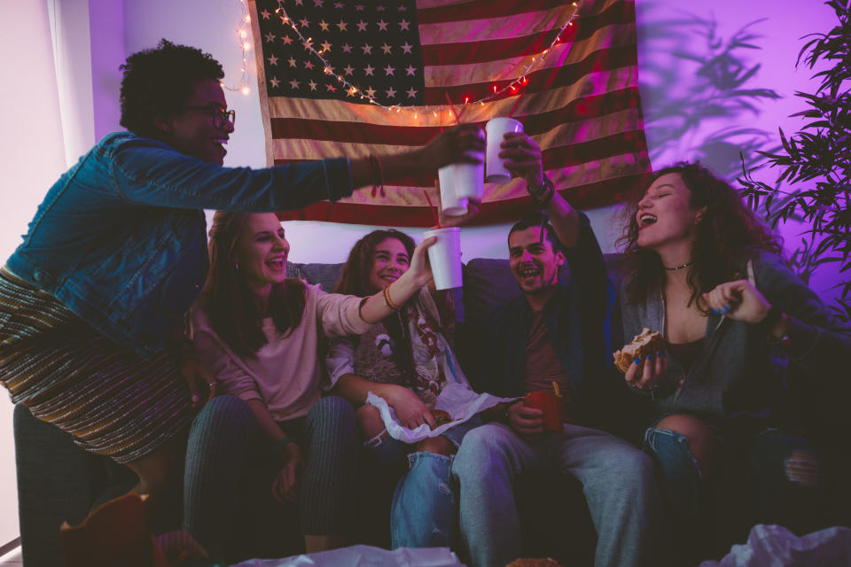 College parties and a rise in COVID-19 infections have led to the cancellation of in-person classes this week. (Getty Images)