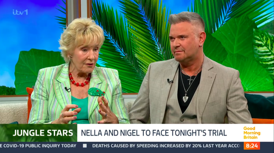 Darren Day appeared on Good Morning Britain with Christine Hamilton