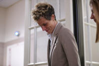 Andrea Constand leaves after the first day of the sentencing hearing for the sexual assault trial of entertainer Bill Cosby at the Montgomery County Courthouse in Norristown, Pennsylvania, U.S. September 24, 2018. David Maialetti/Pool via REUTERS