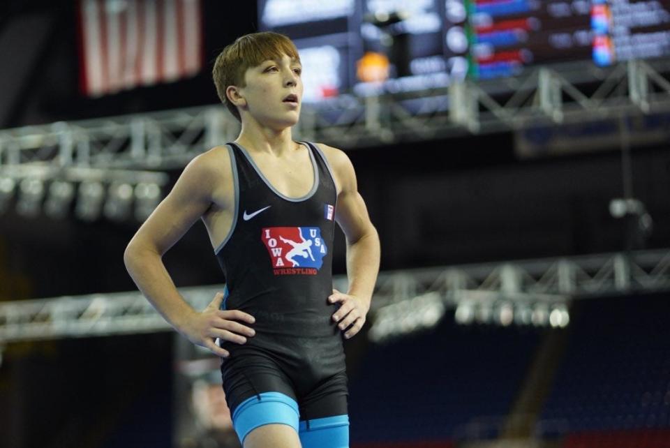 Southeast Polk's Ryker Graff reached the finals of the 16U Greco-Roman national championships. Graff will be a sophomore this fall.