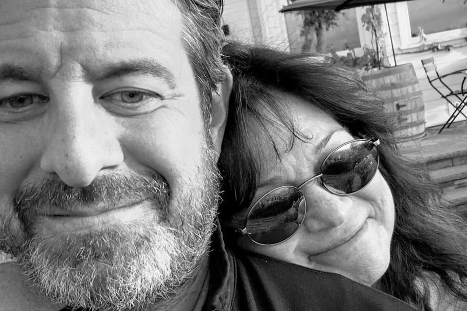 <p>Instagram/therealhoarse</p> Valerie Bertinelli and her boyfriend Mike Goodnough