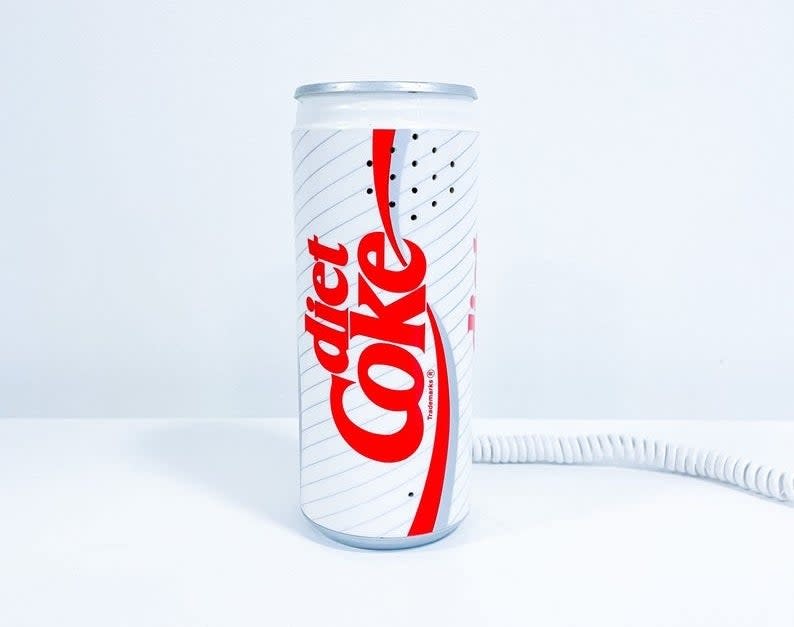 A Diet Coke novelty phone