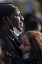 People gather after a guilty verdict was announced at the trial of former Minneapolis police Officer Derek Chauvin for the 2020 death of George Floyd, Tuesday, April 20, 2021, in Minneapolis, Minn. Former Minneapolis police Officer Derek Chauvin has been convicted of murder and manslaughter in the death of Floyd. (AP Photo/Morry Gash)