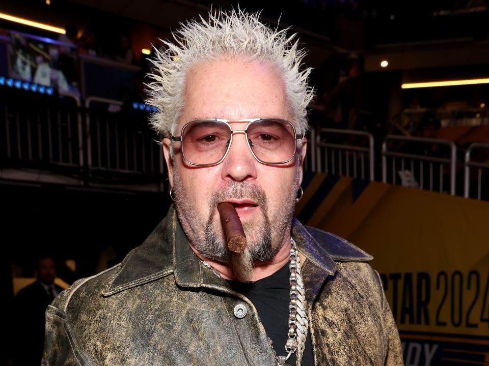 Guy Fieri attends the 73rd NBA All-Star Game at Gainbridge Fieldhouse on February 18, 2024 in Indianapolis, Indiana.