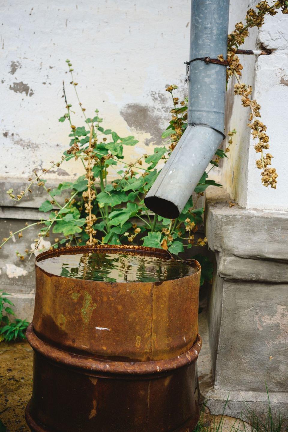 Store run-off water for later use.