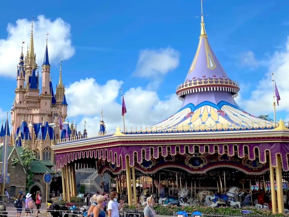Prince Charming Regal Carrousel at Disney World's Magic Kingdom.