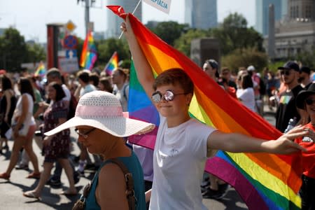 "Equality Parade" rally in support of the LGBT community in Warsaw