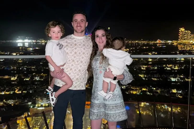 Diogo Jota and Rute Cardoso are expecting their third child