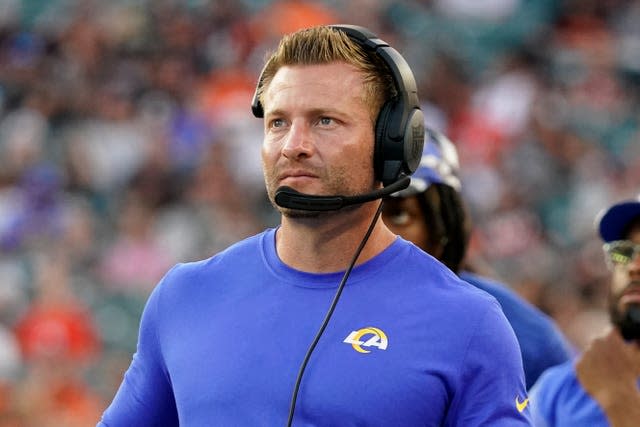 Sean McVay's Rams are the reigning Super Bowl champions