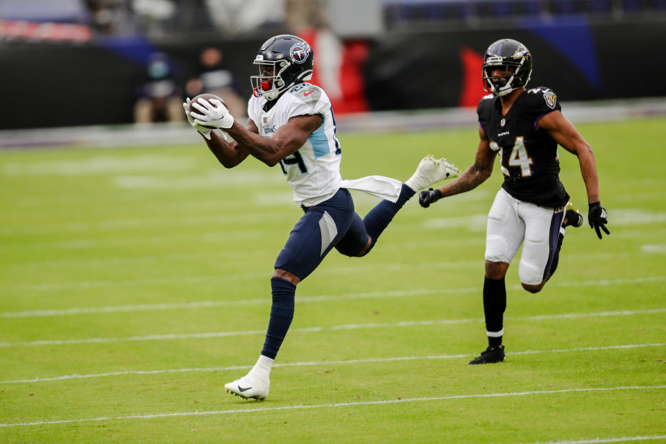 Tennessee Titans wide receiver Corey Davis (84) 