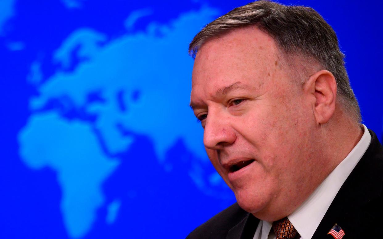 Secretary of State Mike Pompeo said "we are witnessing the systematic attempt to destroy Uighurs by the Chinese party-state" - AFP