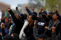 <p>Attendees are seen during a silent march and rally on the National Mall to mark the 50th anniversary of the assassination of slain civil rights leader Rev. Martin Luther King Jr. in Washington, April 4, 2018. (Photo: Eric Thayer/Reuters) </p>