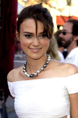 Keira Knightley at the LA premiere of Walt Disney's Pirates Of The Caribbean: The Curse of the Black Pearl