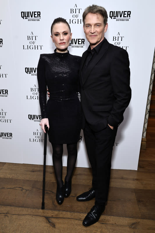 NEW YORK, NEW YORK - APRIL 03: Anna Paquin and Stephen Moyer attend "A Bit Of Light" New York Screening at Crosby Street Hotel on April 03, 2024 in New York City. (Photo by Theo Wargo/Getty Images)<p>Theo Wargo/Getty Images</p>