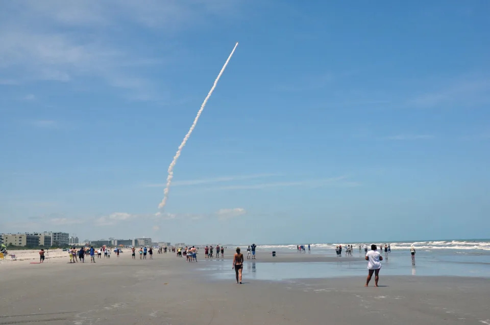 More than 100,000 people to see a historic mission in Cape Canaveral