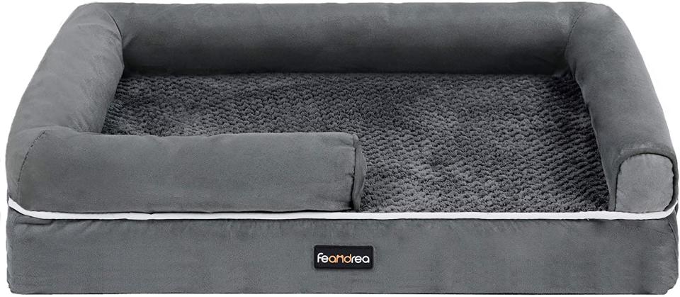 FEANDREA - Cama para perro, sofá ortopédico, espuma viscoelástica, funda extraíble, impermeable/Amazon.com.mx