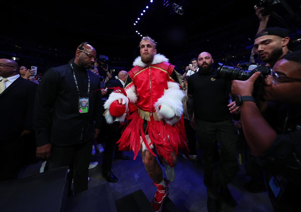 Jake Paul makes his entrance in Puerto Rico (Getty Images)