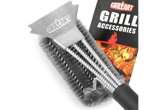 Kona's Top Rated Grill Brush & Scraper - Stainless Steel