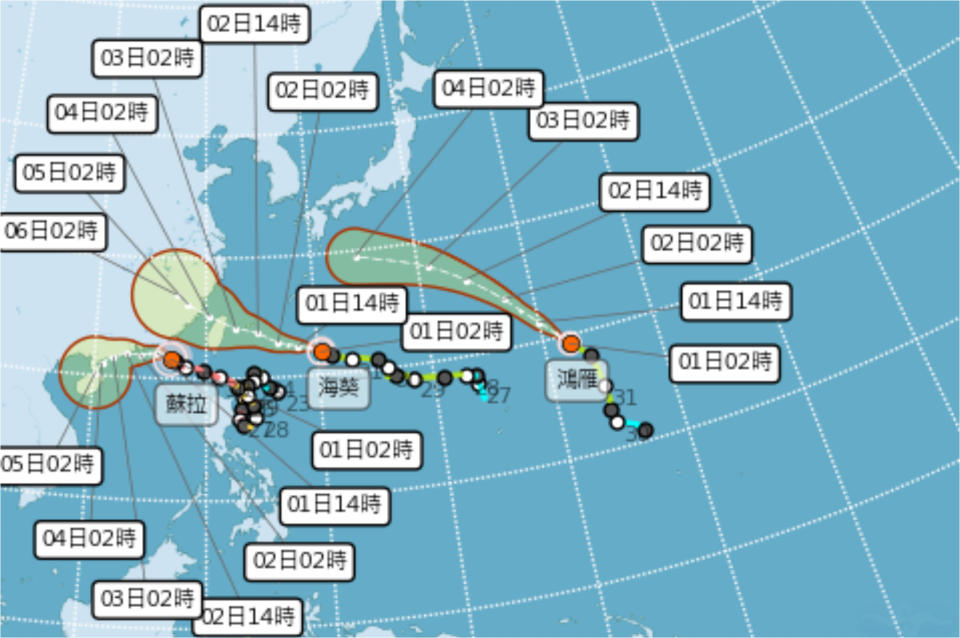 （圖取自中央氣象局網站）