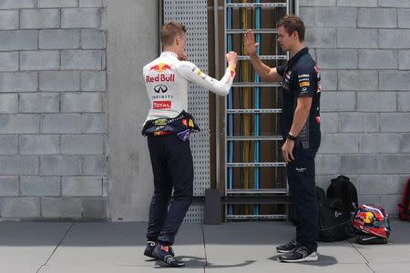 Formula One - F1 - Brazilian Grand Prix 2015 - Autodromo Jose Carlos Pace, Sao Paulo, Brazil - 15/11/15 Red Bull's Daniil Kvyat before the race Mandatory Credit: Action Images / Hoch Zwei Livepic