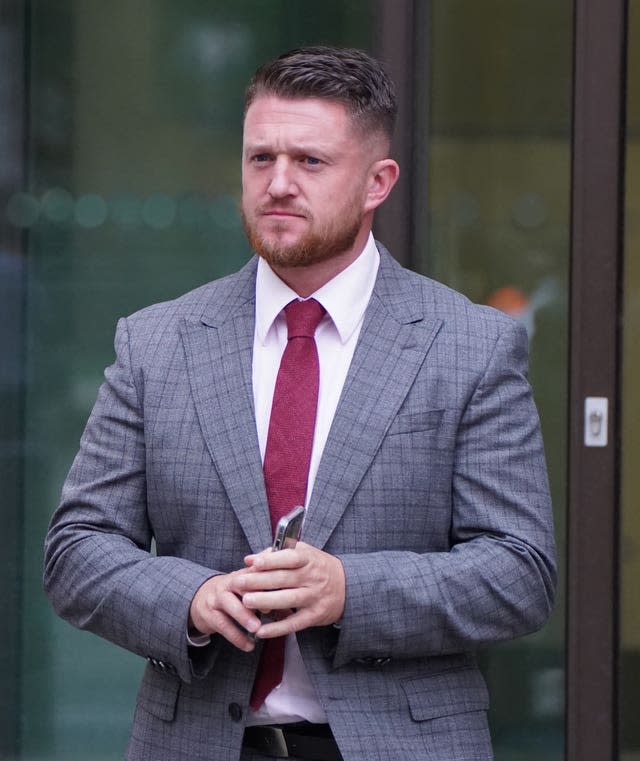 Tommy Robinson court case