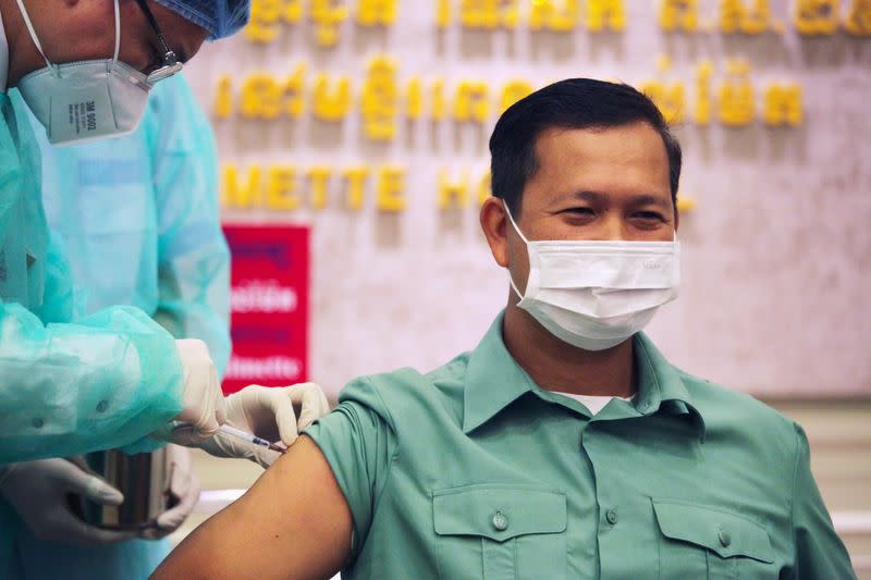 Cambodia starts its coronavirus disease vaccine rollout